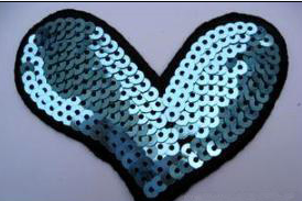 Sequins embroidery