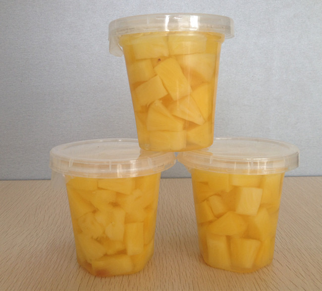 Pineapple fruit cup 8oz in syrup Pineapple Exportimes