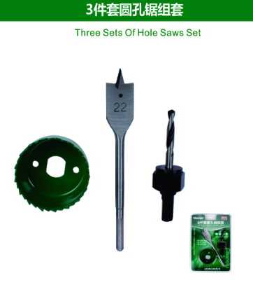 Three Sets Of Hole Saws Set