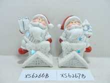 Hot selling ceramic Christams santa with chimney