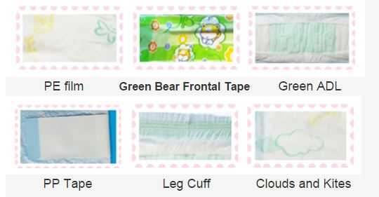 2015 china name baby products brand soft breathable non woven fabric importers children diaper