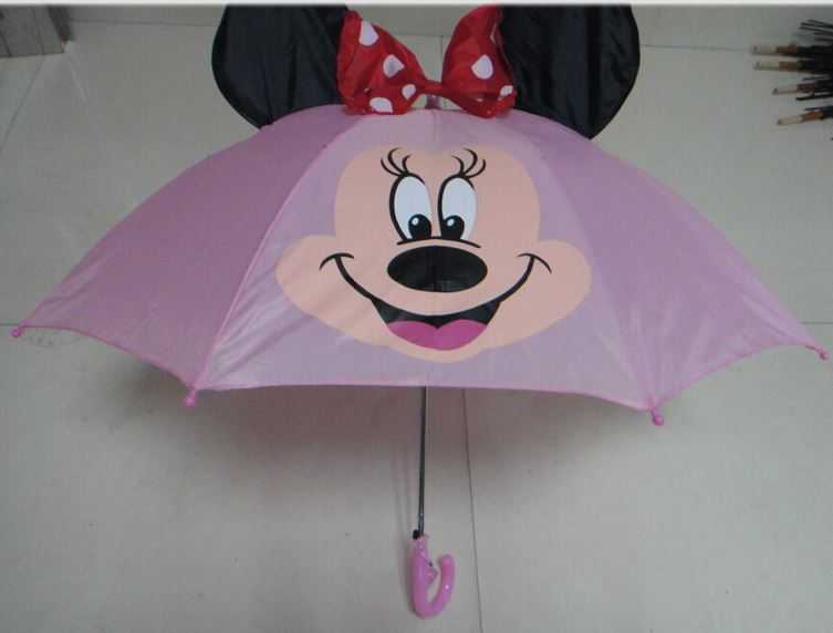 2015 lovely personalized animal cartoon kids umbrella with ears
