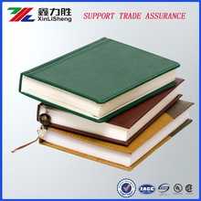 Custom printed high quality leather-covered note book, with different color for choosing.