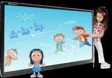 65,70,84,98 inch school classroom writing board with window and android system