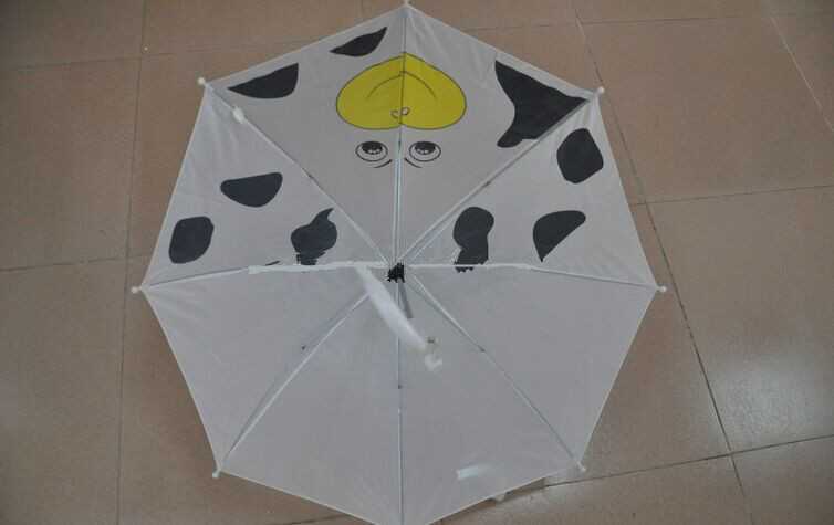 kids straight custom animal umbrella,manual open cute animal umbrella with ear
