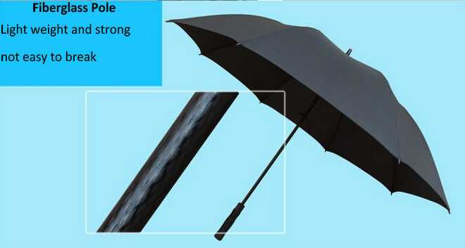 30''*8K high quality windproof anti uv golf umbrella for sale