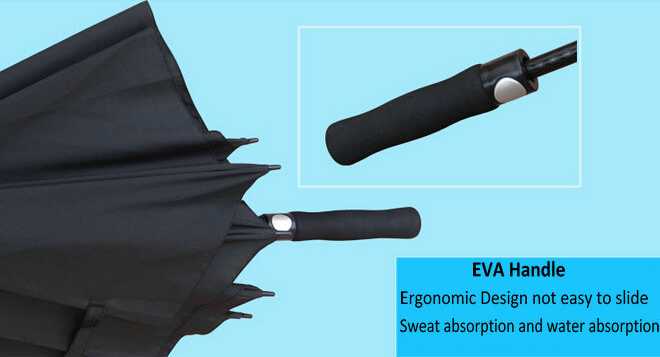 30''*8K high quality windproof anti uv golf umbrella for sale
