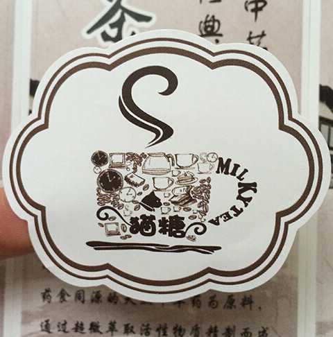Novelties wholesale china paper stickers label