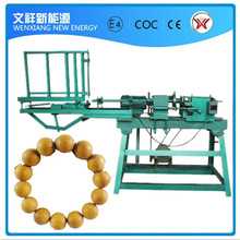 Fully automatic wood bead making machine for making wooden bead cushion