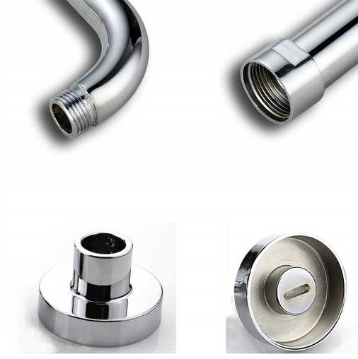 brushed nickel shower set