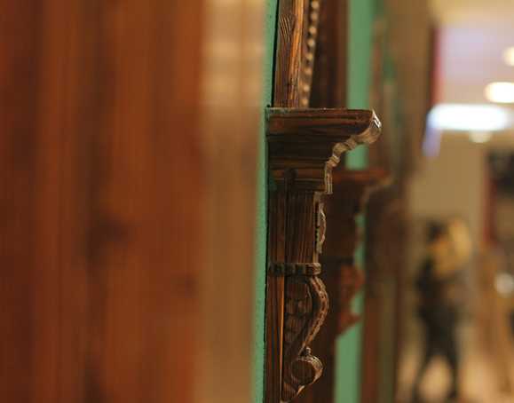 wood handrail