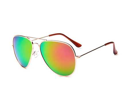 2016 Cheap promotion custom made new stylish metal kids aviator sunglasses
