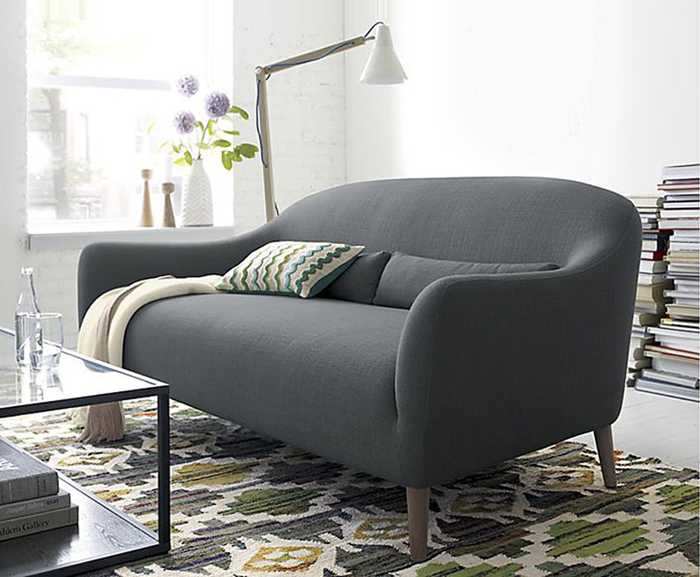 Promotional Home Furniture European Modern Simple Fabric Sofa (1+2+3)