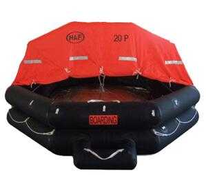 solas marine throw overboard inflatable life raft 