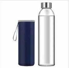 Wholesale High Quality Low Price Customize Outdoor Sports Fruit Infuser Insulated Borosilicate Glass Water Bottle 