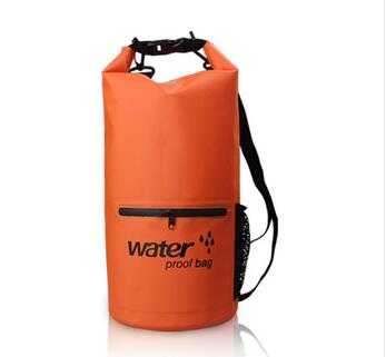 New arrival Custom logo fashion waterproof PVC dry bags ocean pack rucksack with two strap & zipper pocket 