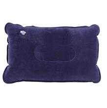 Flocking air pillow / folding inflatable pillow / camping outdoor pillow 