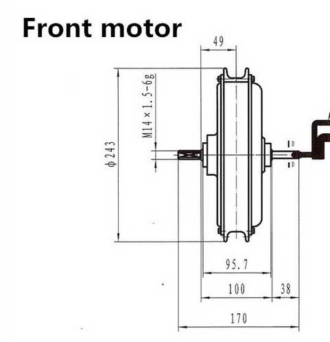 Front motor