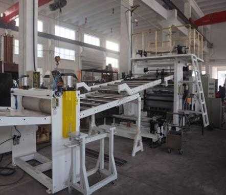 Solid PVC imitation marble sheet/plate production line