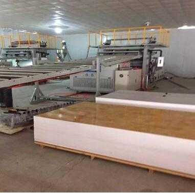 Solid PVC imitation marble sheet/plate production line
