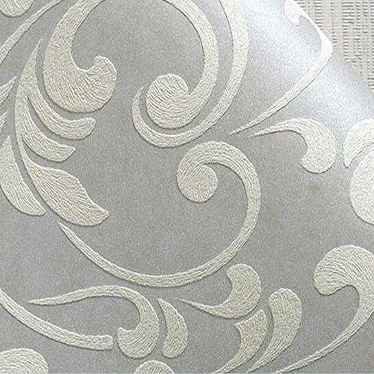 3D embossed wallpaper European non-woven wallpaper textured wall paper