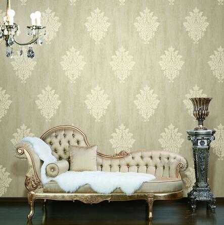 Fashion beautiful color non woven wallpaper 