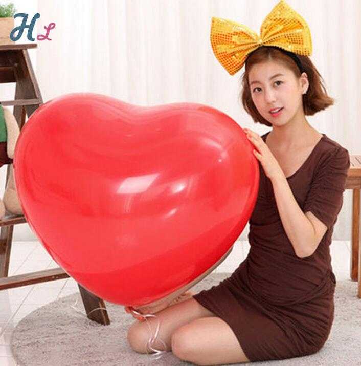 giant party decorations heart shape latex balloon 
