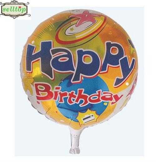 hot sell 18" birthday foil helium balloon