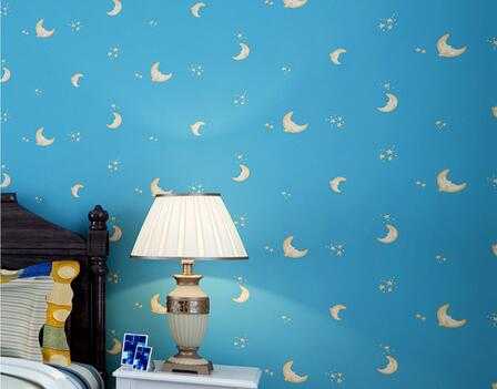 decor wallpaper/simple design for kids children/star beautiful wall papers 