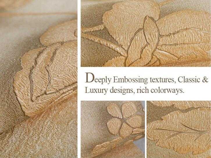 Embossed Stereoscopic Wallpaper 3D Wall Paper