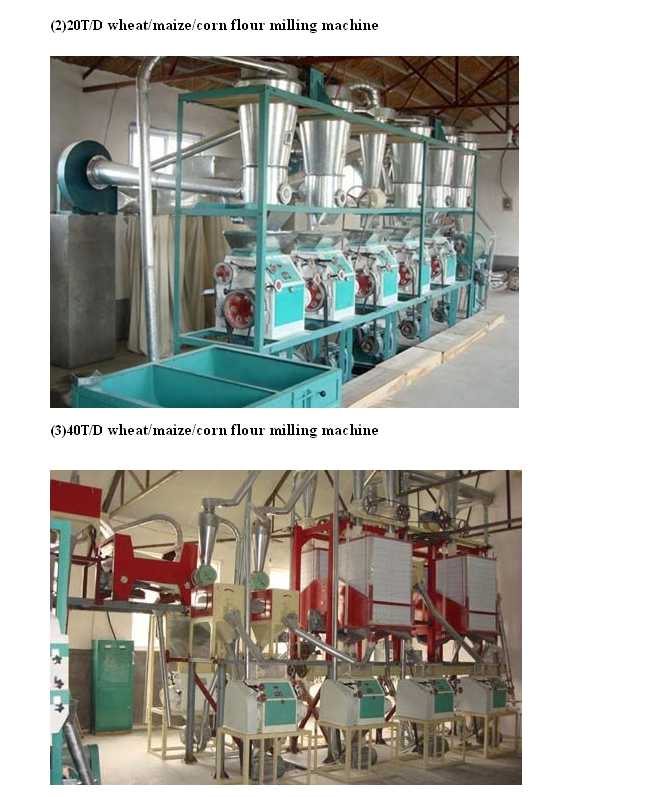 wheat flour milling machine