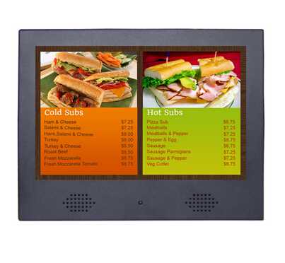 10 Inch Shopping Mall LED Backlight LCD Advertising Display