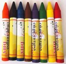 high quality non-toxic colored wax crayon safety for kids-DH0208C 