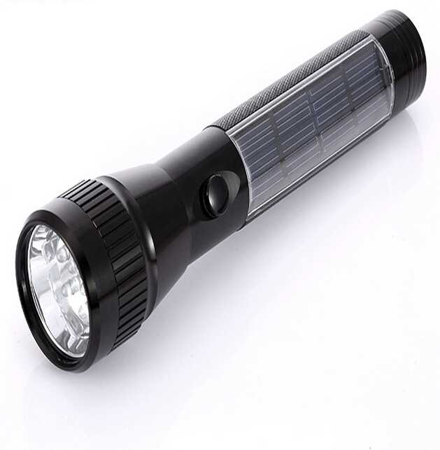 ECEEN SUPER led rechargeable solar torch, emergency light flashlight