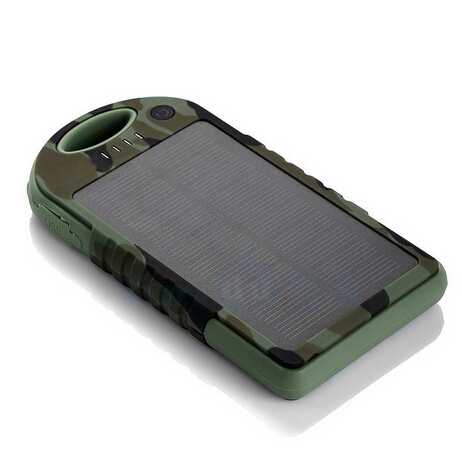 12000mAh Solar Charger,CE/RoHS/FCC Design Patent Approval,Water-Proof/Dust-Proof/Drop-Proof/Shake-Proof 