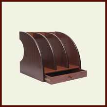produce fashion free sample black rotary office wood document tray 