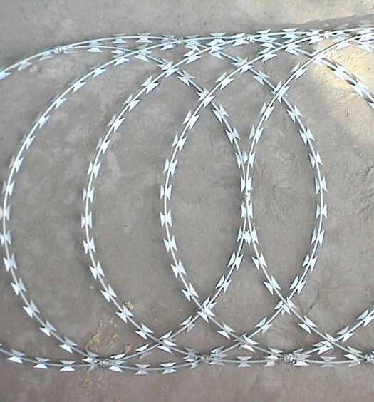 Galvanized Concertina Razor Barbed Wire 
