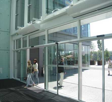 automatic aluminum sliding door 