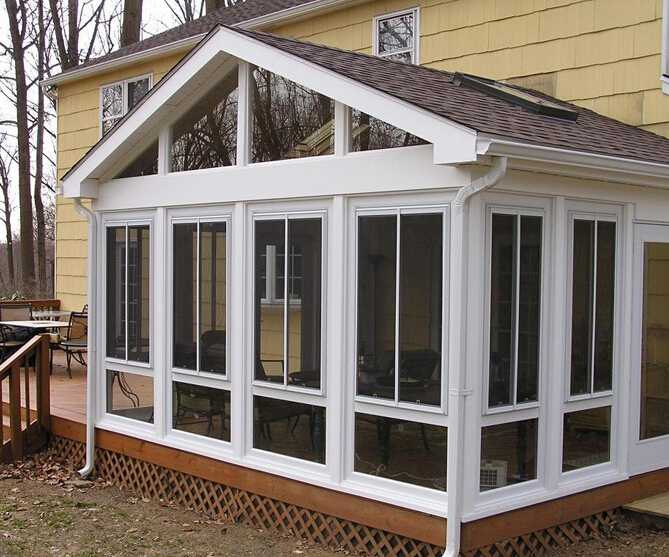 Single /double /triple glazing aluminum used winter garden sunroom