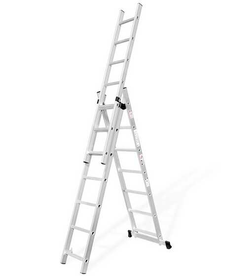 3*8 steps Aluminum adjustable combination Step Ladder, Combiantion step