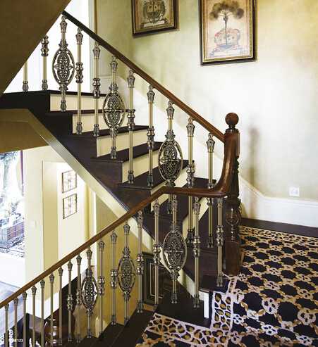 european style casting aluminum baluster for indoor stair