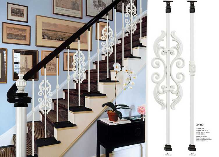 XY-02 aluminum stairs handrails prices