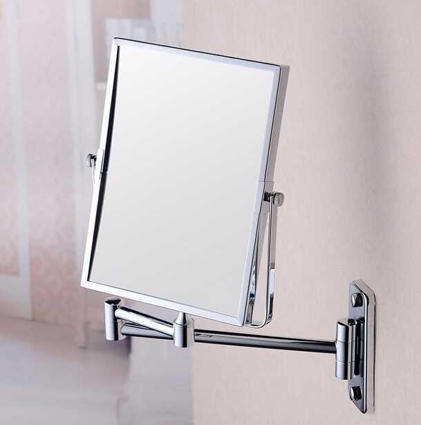 8'' Rectangle Double Side 3X Decorative Compact Mirror 