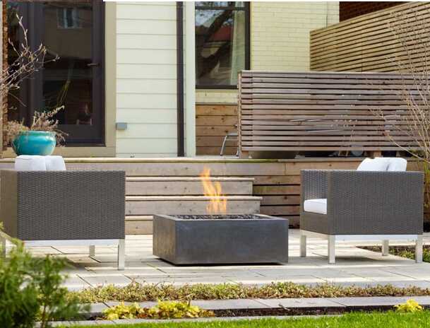 luxury ethanol outdoor fireplace for garden