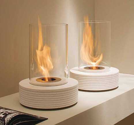 best price White and Round fireplace, latest intelligent ethanol fireplace, size and color OEM 