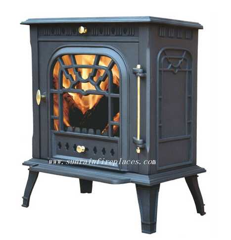 cast iron solid fuel heating stove 