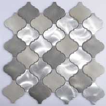 stainless steel mixed stone mosaic tiles 