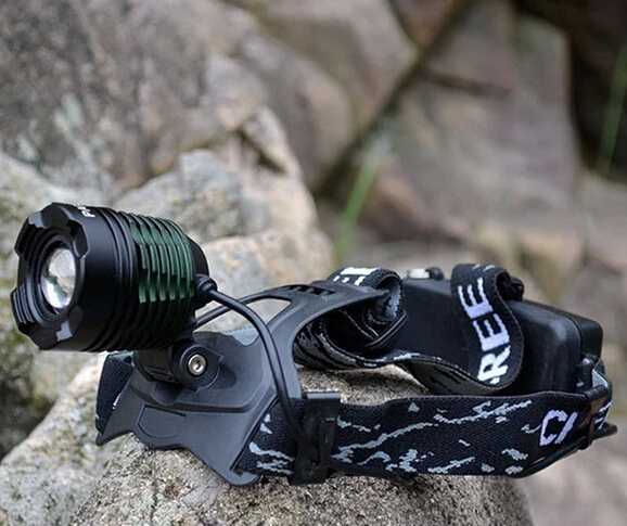 Green & Black 2500Lm Zoomable Rechargeable XM-L T6 LED Headlight Head Lamp 3-Mode Lampe Frontale Cycling Bicycle Light +Charger 