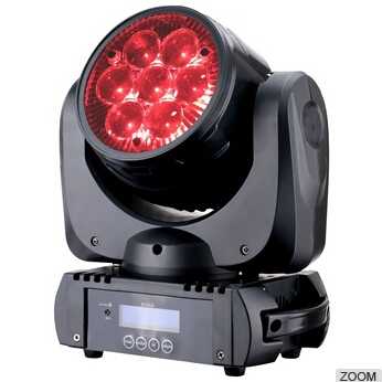 guangzhou best selling 7pcs*10w led 4 in 1 rgbw Moving Head Light mini stage light