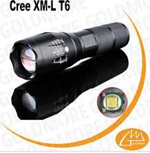 Aluminum Strong bright T6 led tactical flashlight,1000 luemn flashlights rechargeable